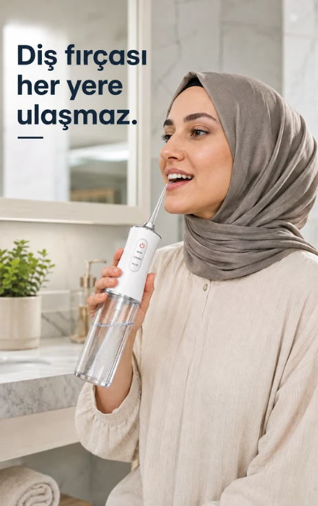 Oralyn™ – Profesyonel Taşınabilir Ağız ve Diş Duşu