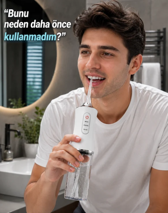 Oralyn™ – Profesyonel Taşınabilir Ağız ve Diş Duşu