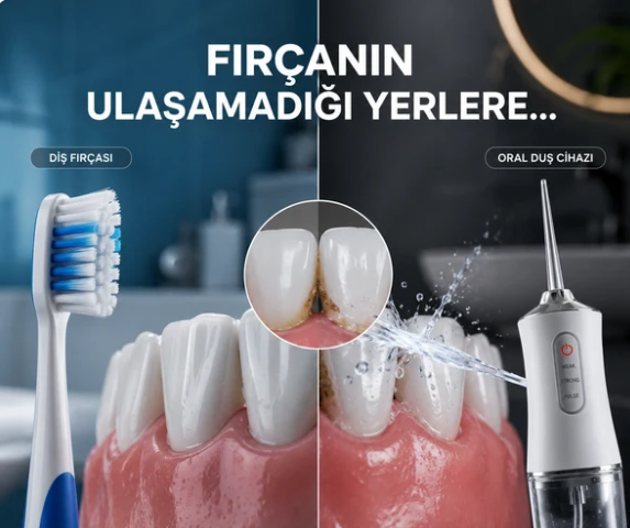 Oralyn™ – Profesyonel Taşınabilir Ağız ve Diş Duşu